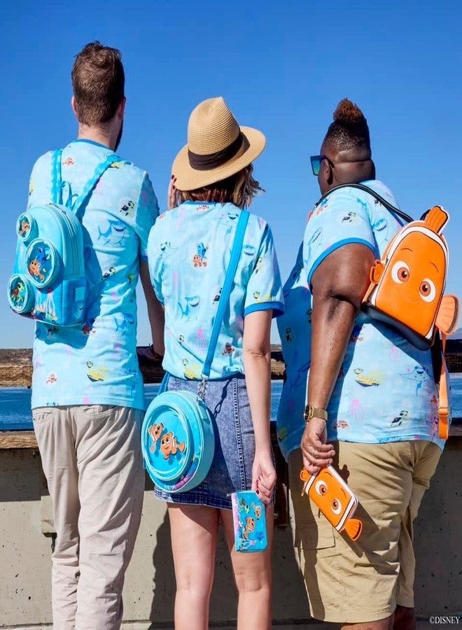 Loungefly Finding Nemo 20th Anniversary Bubble Pocket Crossbody Bag | Nemo & Marlin Ocean Fish Fashion Purse Standard - Image 2