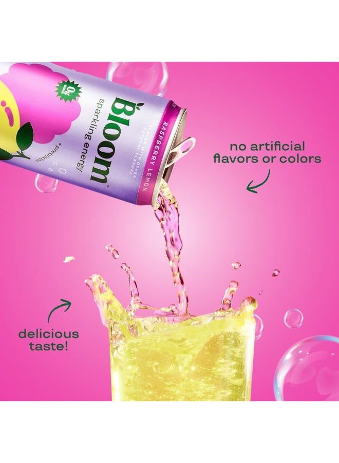 Bloom Nutrition Sparkling Energy Drink - Variety Pack - Natural Caffeine, Zero Sugar, 180mg Caffeine - Antioxidant-Rich with Green Coffee Bean, Green Tea Extract, Prebiotics - 12oz 12 Pack - Image 5