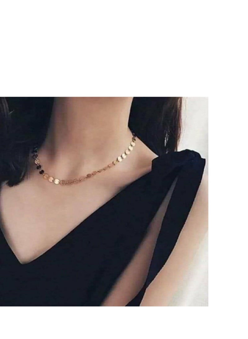 اكسوارات ار ايه - عقد حريمي شيك جدا من سلسة ذهبي - Image 1