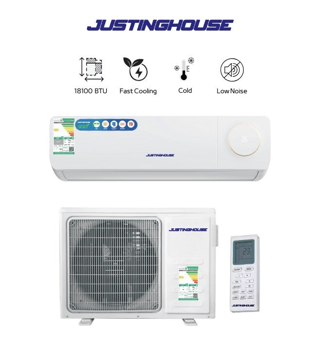 جوستنج هاوس مكيف سبليت جستنغ هاوس بارد 18,100 وحدة - JUSSP-18CC-S - Image 1