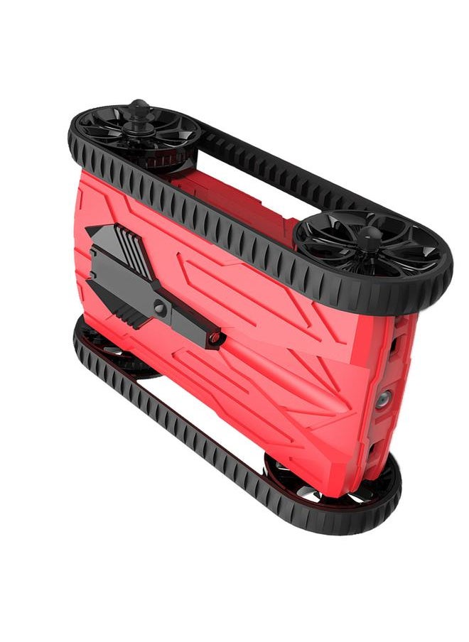 Thoraya RC LED Night Light Remote Control Infrared Race WIFI Tank Model FPV Toy (Red)  - Image 2