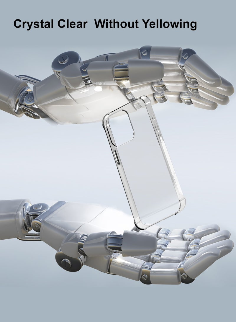 Max & Max iPhone 15 Clear Case – Ultra Slim Crystal Transparent Cover, Anti-Yellowing & Anti-Scratch Protection for iPhone 15 (6.1 inch) - Image 4