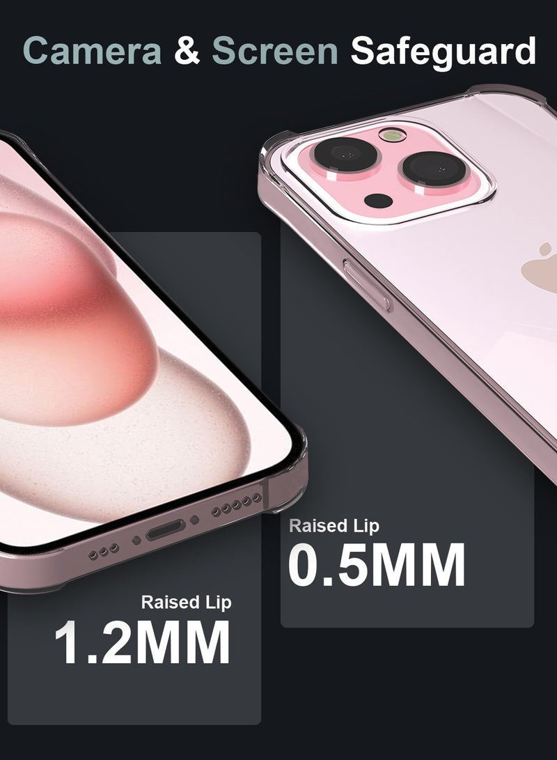 Max & Max iPhone 15 Clear Case – Ultra Slim Crystal Transparent Cover, Anti-Yellowing & Anti-Scratch Protection for iPhone 15 (6.1 inch) - Image 5