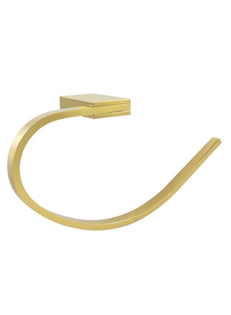 Casa Milano Krypto Towel Ring Matte Gold  - Image 1