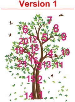 decalmile decalmile Green Tree Wall Stickers Flying Leaves Birds Wall Decals Bedroom Living Room Sofa TV Background Wall Decor  - Image 5