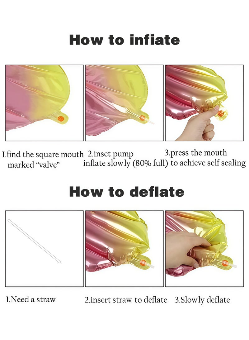 Organizer 5 PCS Butterfly Balloons, Butterfly Fairy Wings Balloons, Colorful Butterfly Costume - Image 4