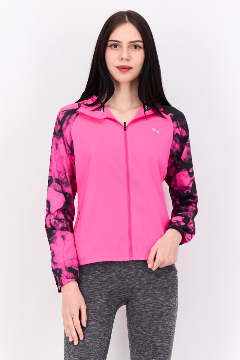 PUMA جاكيت تدريب طويل الأكمام للنساء، متعدد الألوان - Image 1