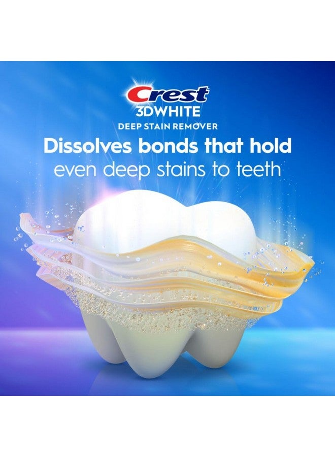 كرست معجون أسنان كريست ثري دي وايت بريليانس لإزالة البقع العميقة، بياض لامع - 3.1 أونصة/عبوة من قطعتين - Image 5