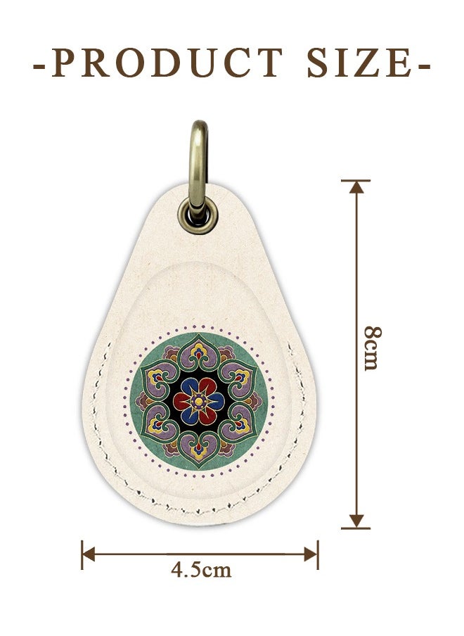 بيوند - جراب جلدي ل AirTag ، غطاء حافظة واقية AirTag مع حلقة سلسلة مفاتيح ، حامل AirTag - Image 1