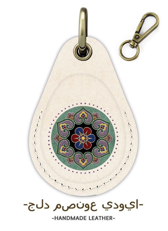 بيوند - جراب جلدي ل AirTag ، غطاء حافظة واقية AirTag مع حلقة سلسلة مفاتيح ، حامل AirTag - Image 1