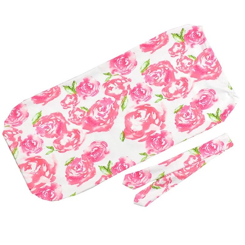 Y&D Newborn Swaddle Sleeping Bag with Headband Set - Organic Cotton Baby Wrap Swaddlers Cocoon - Image 3