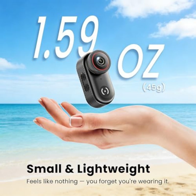 4K Mini Body Camera Wearable POV Action Cam with 1.47 Screen, 150-Min Battery, Magnetic Clip Mount Thumb-Size Sports Camera for Work, Travel, Pets and More - Image 3