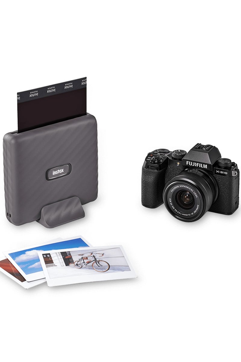 Instax Fujifilm instax Link Wide Mobile Printer - Mocha Grey - Image 4