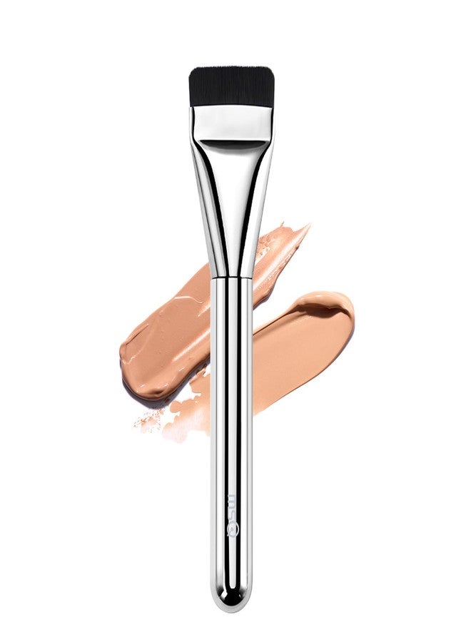 MSQ Flat Foundation Brush,Korean Makeup Brush Ultra Thin Spatula Facial Brush Face Mask Brushes for Liquid Foundation, Blending Cream,Mask,Mud, Clay, Charcoal Mixed Mask, DIY - Image 1