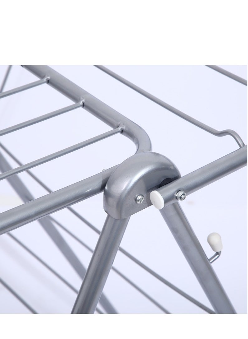 2-Shelves Galvanised Steel Laundry Rack Silver - pzsku/Z77CFD045AB10387127AAZ/45/_/1715070711/d1d58f24-9ccc-4844-812c-a7778413f720