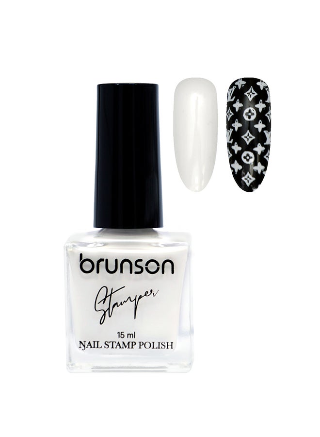 brunson Nail polish for stamping nail art Stamping Gel Polish UV Gel For Nail Stamping Plate Nail Art Stamping Polish Fingernail Manicure Print
 BNSTP002