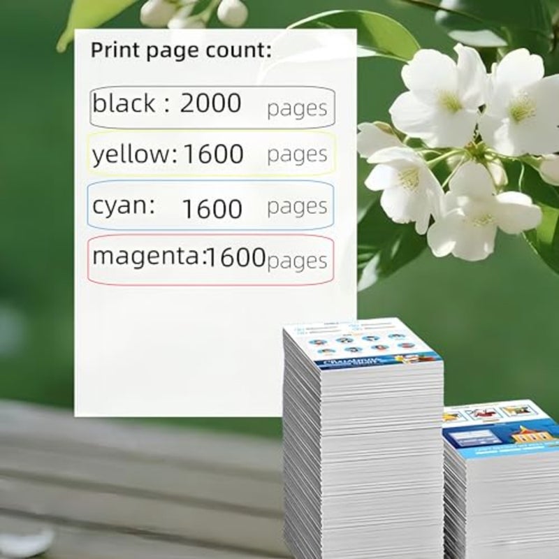 خرطوشة حبر بديلة متوافقة لطابعات HP 953XL 953 XL، مناسبة لطابعات HP Officejet Pro 7720، 7730، 7740، 8710، 8715، 8720، و8725، 5 عبوات - Image 3