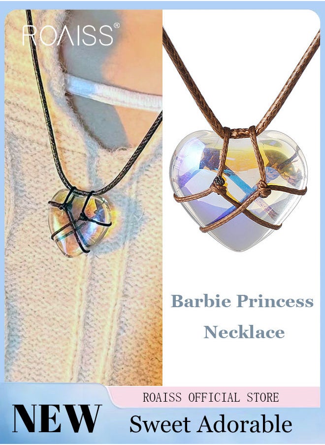 Chic Natural Crystal Heart Pendant Choker Necklace Fashion Love Heart Opal Necklace Crystal Necklace For Woman Girls Cute Necklace Opal Jewelry - pzsku/Z77CFEA22290F6B8FD6A9Z/45/_/1692256231/07feec59-597a-4739-ad6c-f553631ca72f