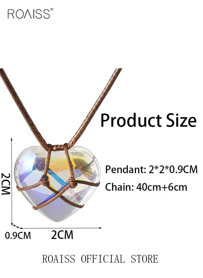 Chic Natural Crystal Heart Pendant Choker Necklace Fashion Love Heart Opal Necklace Crystal Necklace For Woman Girls Cute Necklace Opal Jewelry - pzsku/Z77CFEA22290F6B8FD6A9Z/45/_/1692256237/3a7293a8-d9c3-4d65-85e2-b219b4355023