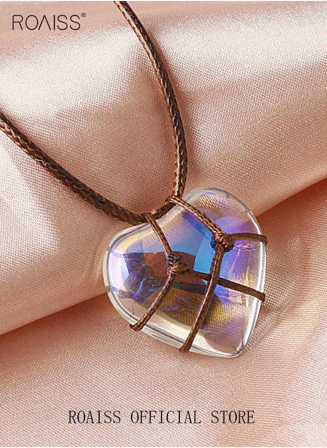 Chic Natural Crystal Heart Pendant Choker Necklace Fashion Love Heart Opal Necklace Crystal Necklace For Woman Girls Cute Necklace Opal Jewelry - pzsku/Z77CFEA22290F6B8FD6A9Z/45/_/1692256237/daf51fc9-235a-4a49-b509-aef539b31985