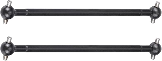 Metal Dog Bone Drive Shaft Transmission 2 Pack Black Silver 97 2mm For 1 10 Scale RC Car - Image 1