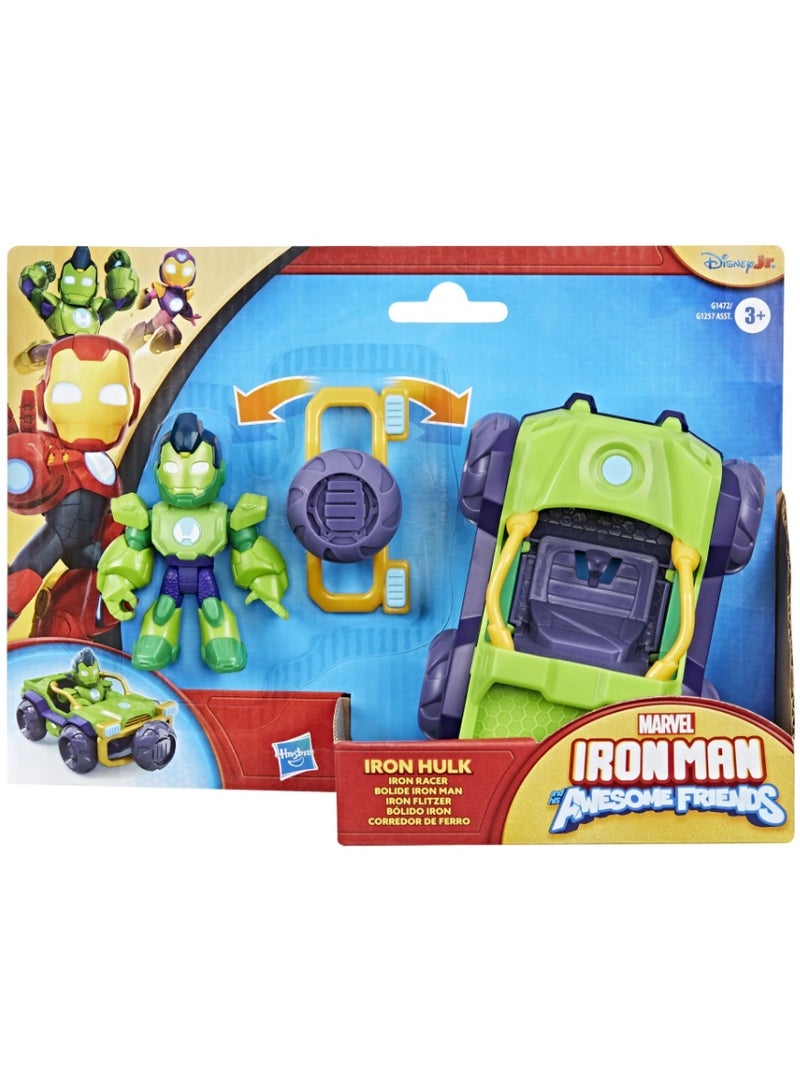 Hasbro Marvel هاسبرو مارفل آيرون مان وأصدقاؤه الرائعون آيرون هالك ريسر - Image 1