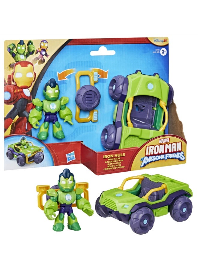 Hasbro Marvel هاسبرو مارفل آيرون مان وأصدقاؤه الرائعون آيرون هالك ريسر - Image 2
