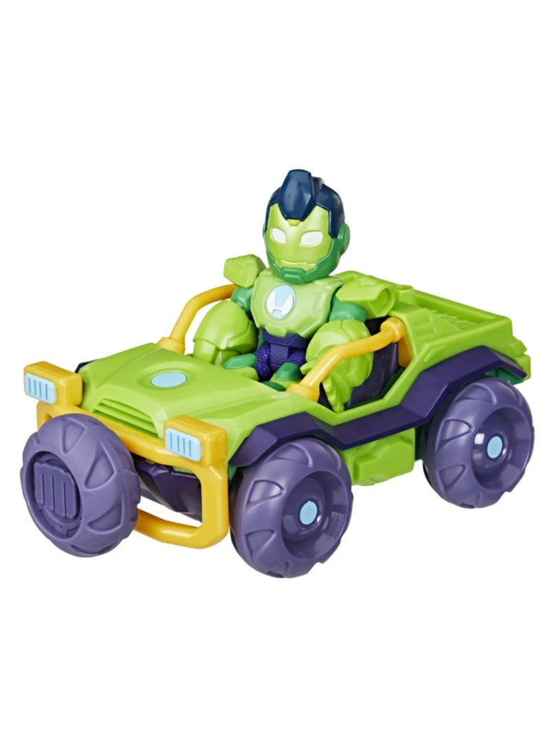Hasbro Marvel هاسبرو مارفل آيرون مان وأصدقاؤه الرائعون آيرون هالك ريسر - Image 3