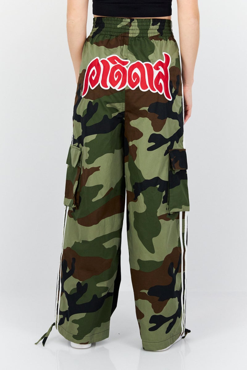 adidas Originals Women Sportswear Fit Camouflage Outdoor Cargo Pants, Multicolor  - Image 4
