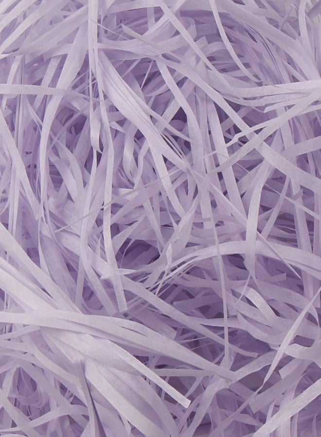 DIYASY Christmas Shredded Paper for Gift Box,7 Oz Light Purple Easter Grass Basket Filler Crinkle Cut Tissue Paper for DIY Gift Box Packaging - Image 2