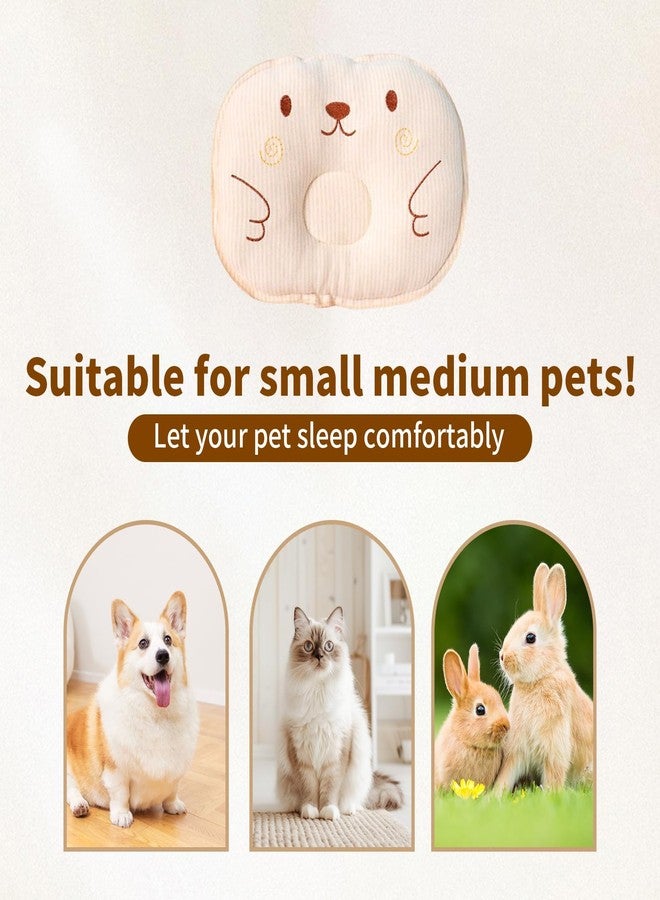 Natudeco Pillows for Cats Soft Fluffy Cat Neck Pillow Dog Pillows for Small Dogs Cute Pattern Pet Bed Pillow for Small Dogs Cats - Image 5