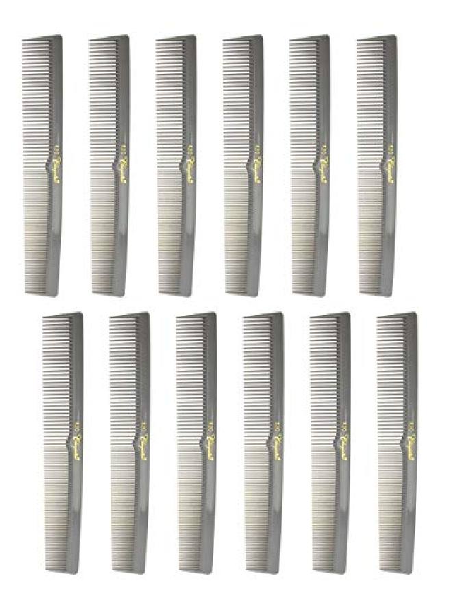 Krest 7 Inch Hair Cutting Combs Barber’S & Hairstylist Combs Gray 1 Dz - Image 2