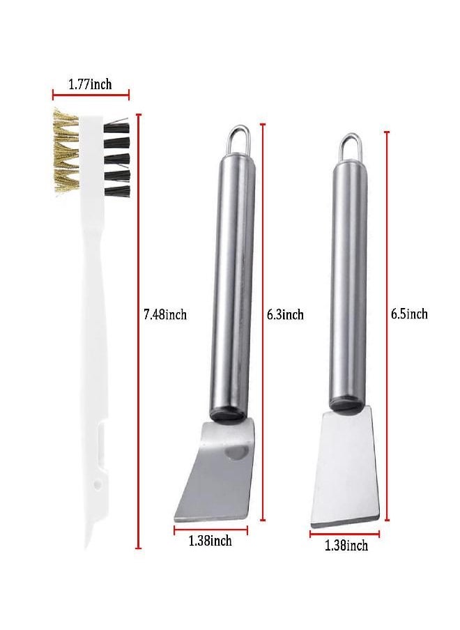 3 Pcs Kitchen Cleaning Scrub Brush and Scraper Tool Set,BetterJonny Brass Wire Rust Cleaner Brushes & Cooktop Scraper Kitchen Scrub Tools Perfect for pots, Pans, Kitchen,Tile, and Household Cleaning. - pzsku/Z77D04F05A3AFE85AB7F6Z/45/_/1692952642/e111b4f4-160e-4455-83dd-3e9ae47950ed