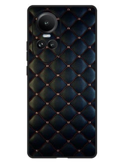 Theodor Protective Case Anti Scratch Shock Proof Bumper Cover For Oppo Reno 10/10 Pro Stappers On Black Cloth Pattern  - Image 1