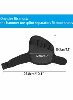 Y&D Toes Corrector, Toe Straightener Pack of 2 (5 Holes), for Crooked Relieving Foot Pain, Claw and Overlapping Toes, Pressure, Discomfort  - Image 2