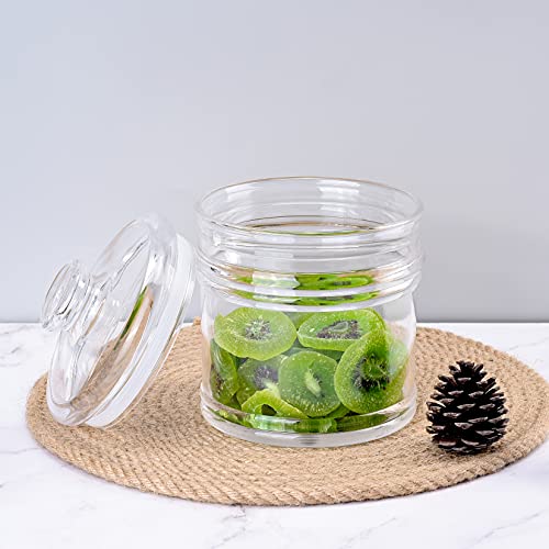 IVOOBR 35 oz Reinforced Small Acrylic Storage Jar, Airtight Lid Cookie Jar | Suitable for Cookies, Dried Fruits, Nuts, Herbs,Cereals,etc - Image 4