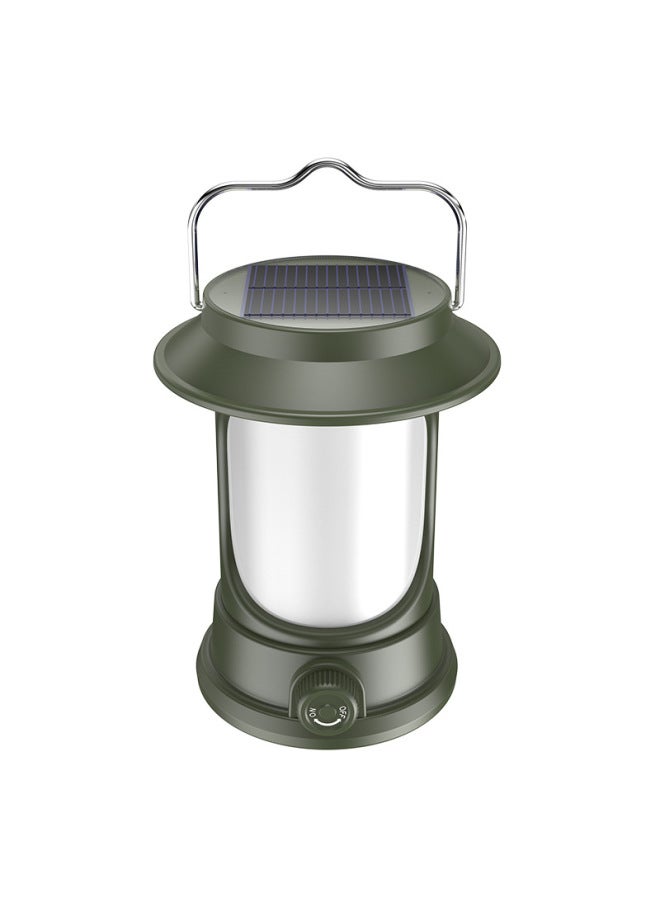 Field Travel Led Camping Lights Type-c Charging Waterproof Atmosphere Tent Lights A Generation Of Hair-Color:Solar Lantern (stepless Dimming) - Image 1