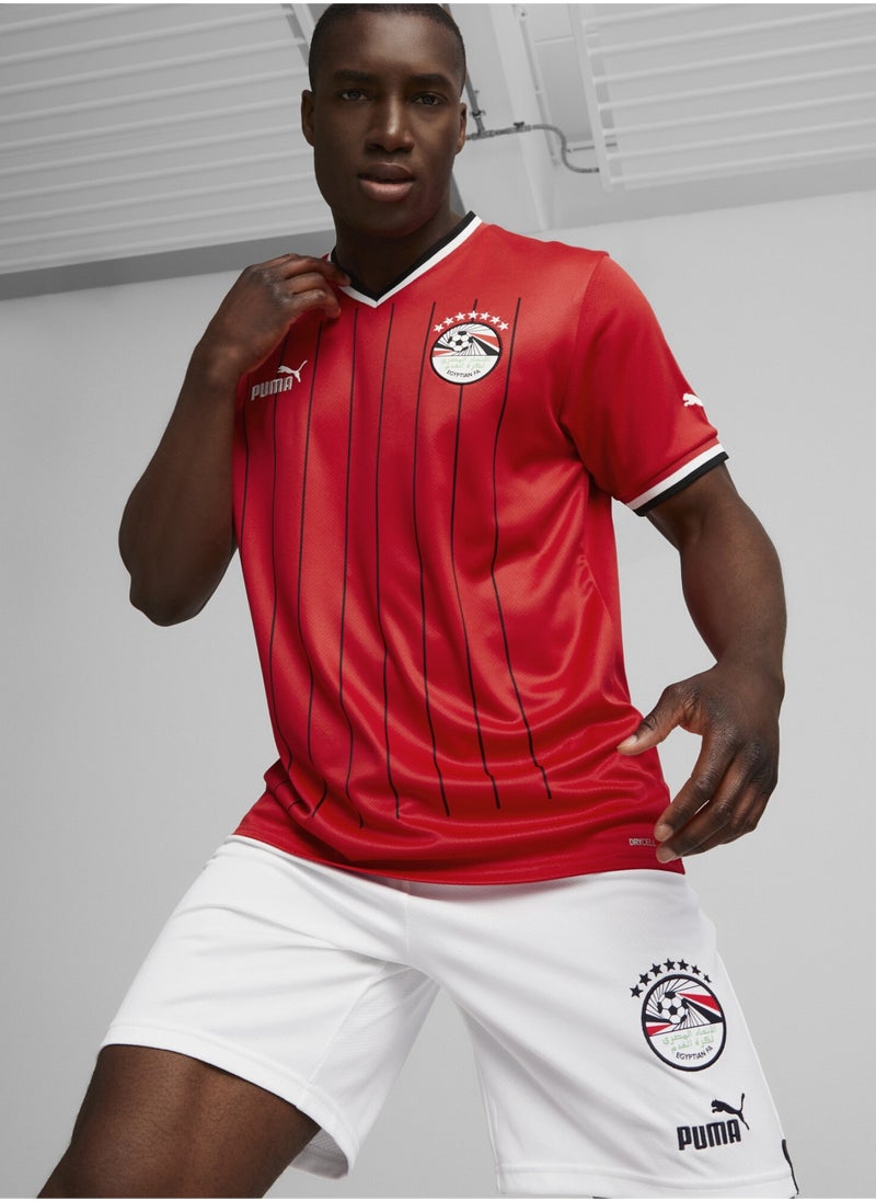 PUMA - Egypt 2024 Home Mens Red Replica Jersey - Image 1