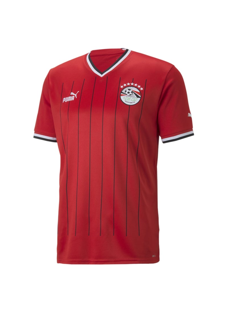 PUMA - Egypt 2024 Home Mens Red Replica Jersey - Image 1