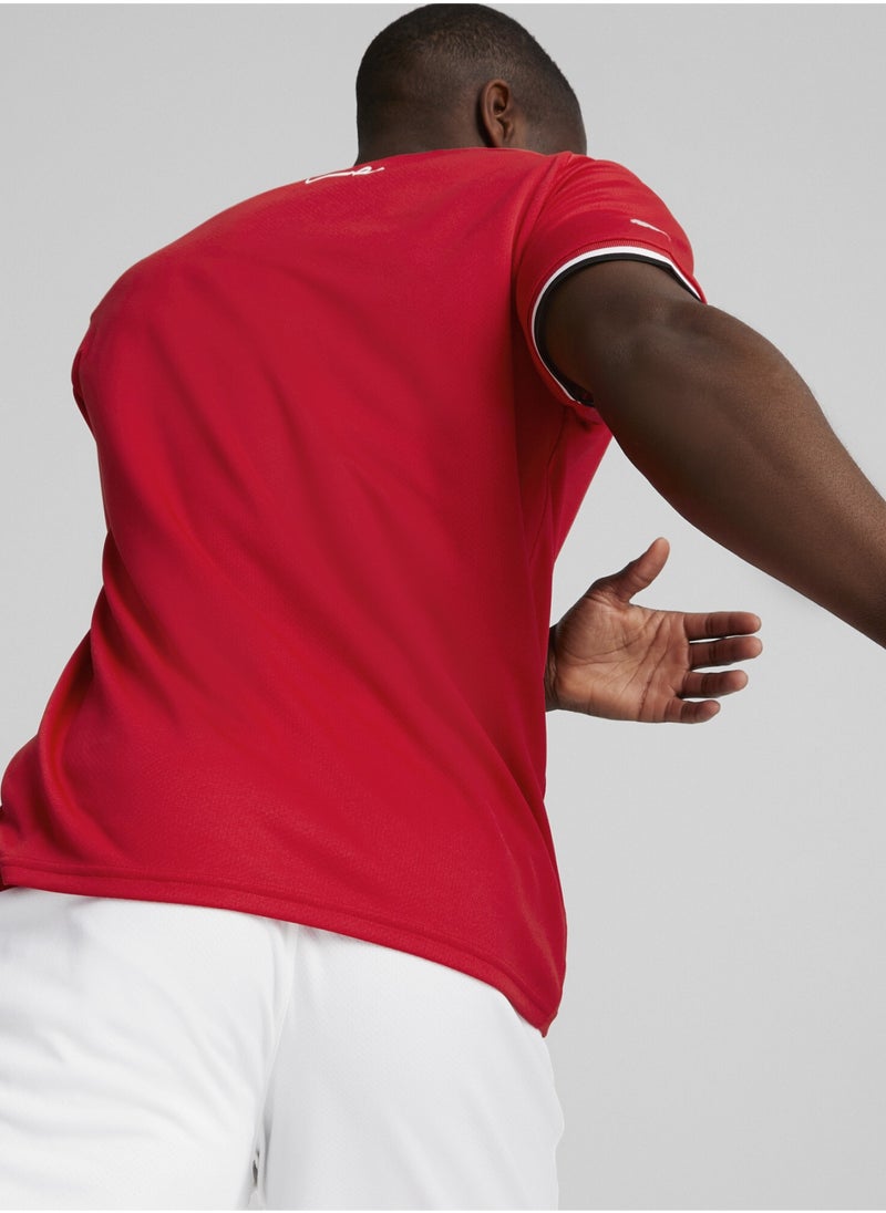PUMA - Egypt 2024 Home Mens Red Replica Jersey - Image 1