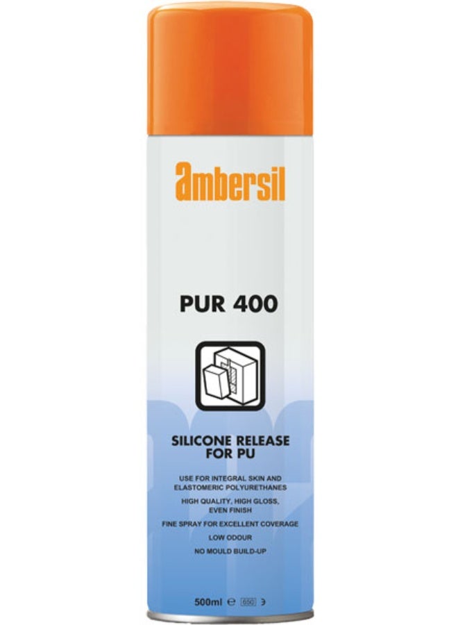 امبيرسيل AMBERSIL® PUR 400 500MLمادة فصل سيليكون للبولي يوريثان بلمعة عالية وأداء نظيف بدون تراكم على القوالب - Image 1
