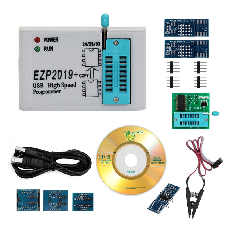 EZP2019 High Speed USB SPI Programmer Support 32M Flash 24 25 93 EEPROM 25 Flash bios Win7 Win8 - Image 1