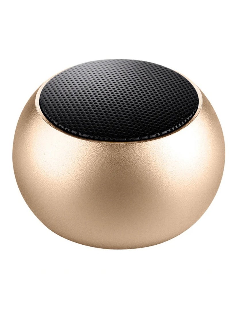 Small Wireless Speaker, Gold Color, MINI Bluetooth Speaker, Gold Color - Image 1