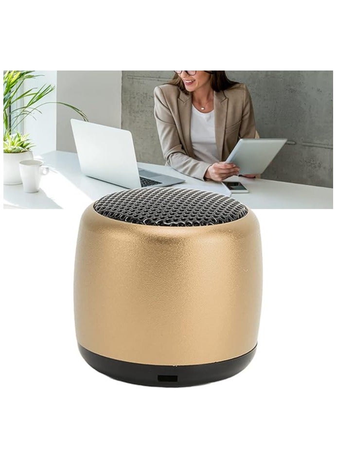 Small Wireless Speaker, Gold Color, MINI Bluetooth Speaker, Gold Color - Image 3