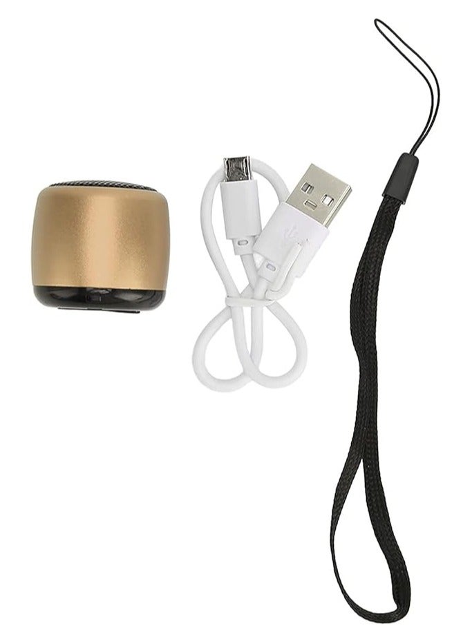 Small Wireless Speaker, Gold Color, MINI Bluetooth Speaker, Gold Color - Image 5