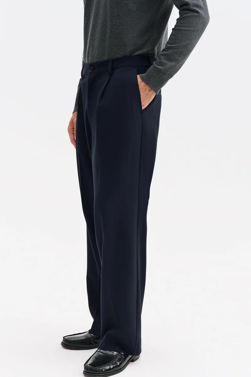 Giesto Navy Blue GIESTO Suit Pants for Men | Best Price UAE