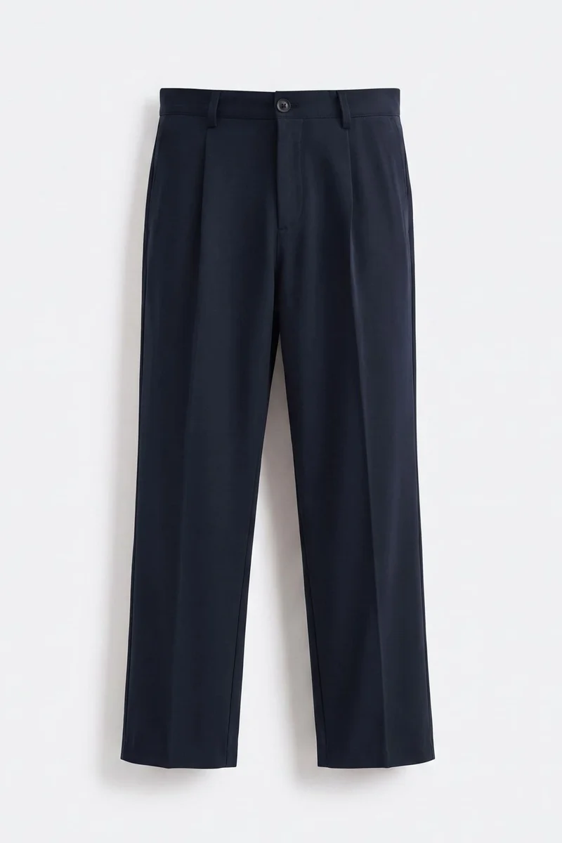 Giesto Navy Blue GIESTO Suit Pants for Men | Best Price UAE