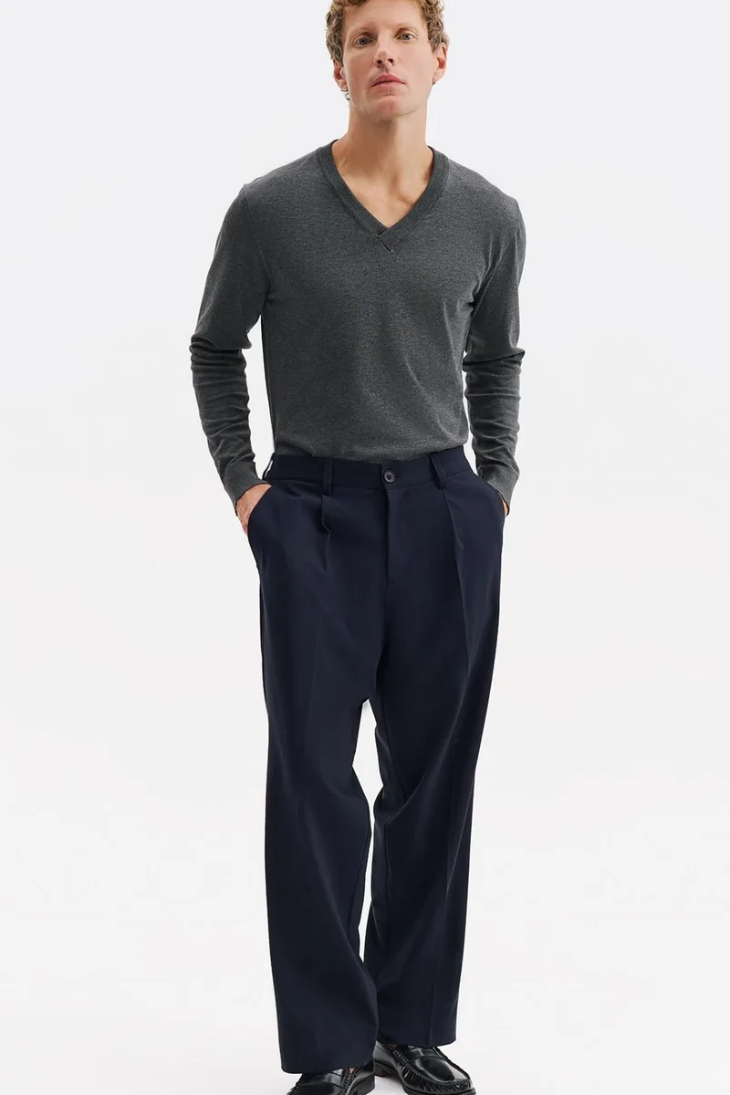 Giesto Navy Blue GIESTO Suit Pants for Men | Best Price UAE