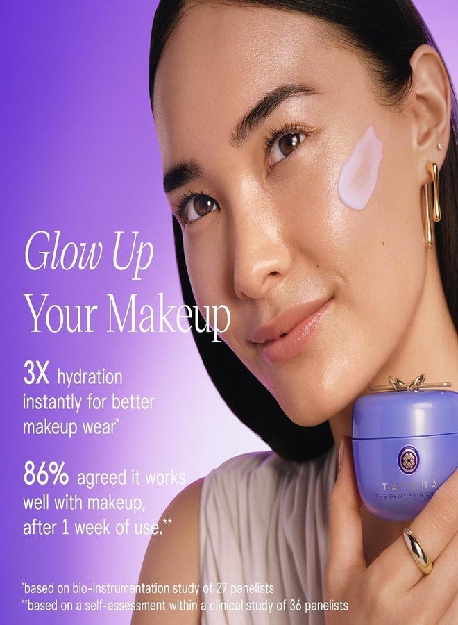 TATCHA The Dewy Skin Cream, Jumbo | Rich Line-Plumping Moisturizer - Hydrate, Plump, and Protect Dry Skin | 75 ml / 2.54 fl. oz. - Image 4