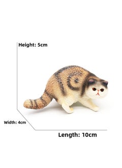 Children's Simulation Cat Model Cloth Doll Cat Lazy Orange Cat Leg Lifting Cat Sleeping Posture Flower Cat Siamese Cat Pet Cat Ornaments-Color:1547 Garfield